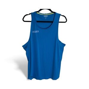 Hoka One One Performance Runners Tank Sz Medium. Teal PreLoved